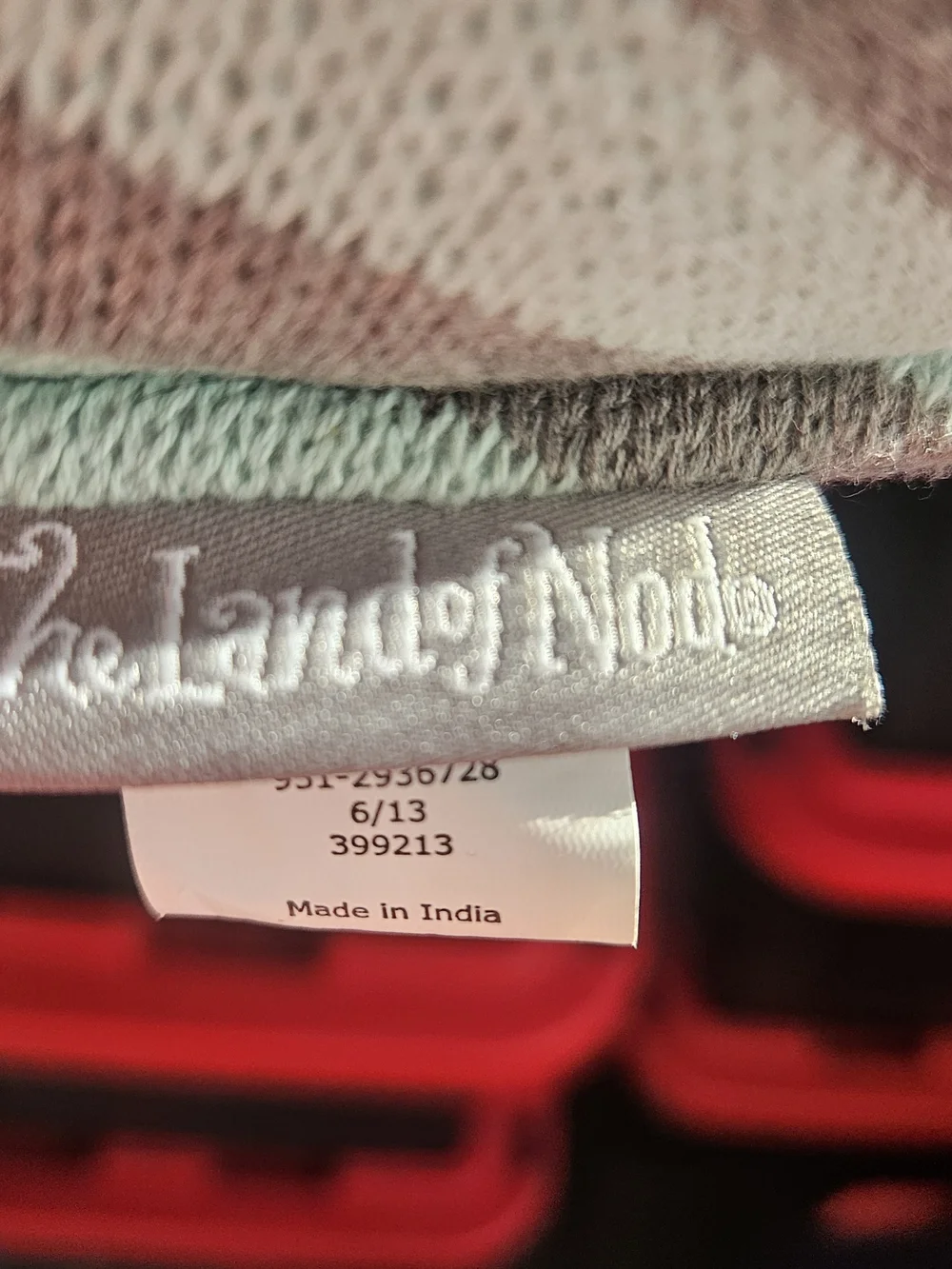 Land Of Nod soft striped